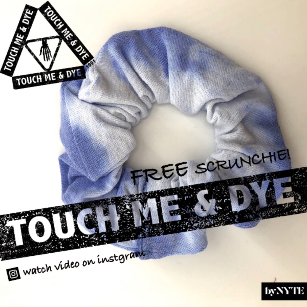 🔥FREE "TOUCH ME & DYE" Scrunchie